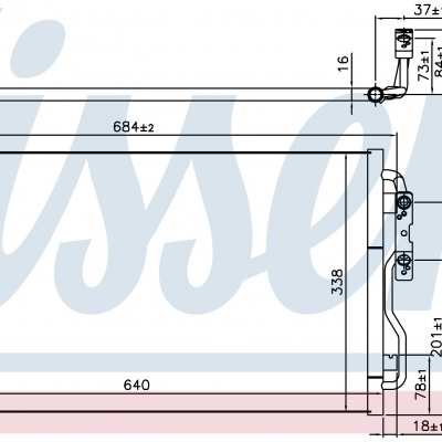 
Радиатор кондиционера для BMW 4 F32-F33-F36-F82 (13-) 435 d