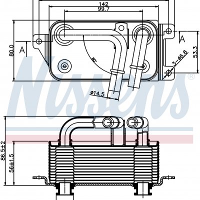 
Масляный радиатор для BMW 5 E60-E61 (03-) 520 i