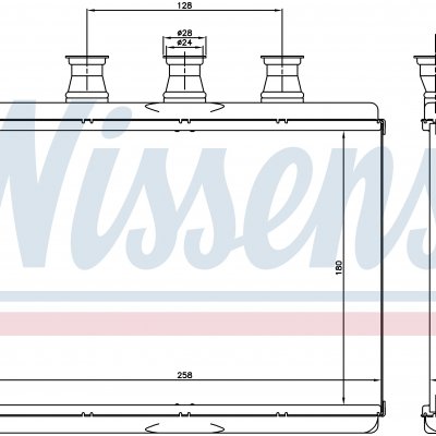 
Радиатор отопителя для BMW 7 E65-E66-E67-E68 (01-) 730 d