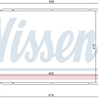 
Радиатор охлаждения для CHEVROLET AVEO (T250, T255) (05-) 1.6 i 16V