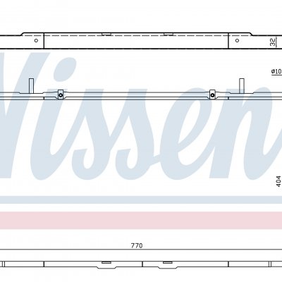 
Радиатор охлаждения для CHRYSLER TOWN & COUNTRY III (01-) 3.8 i V6