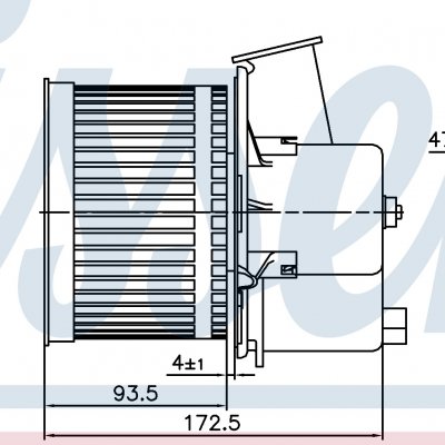 
Вентилятор отопителя для FIAT 500 (312) (07-) 1.2 i