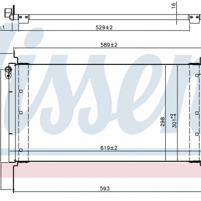 
Радиатор кондиционера для FIAT BRAVA (182) (95-) 1.9 JTD