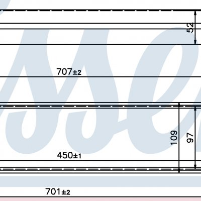 
Радиатор интеркуллера для FIAT PUNTO EVO (199) (09-) 1.3 MJTD
