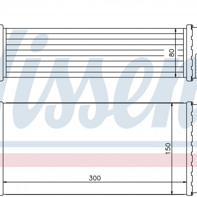 
Радиатор интеркуллера для FORD B-MAX (CB2) (12-) 1.5 TDCi