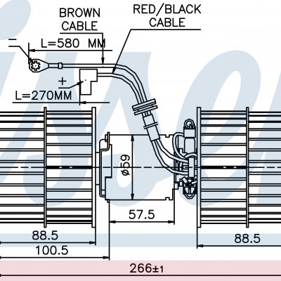 
Вентилятор отопителя для FORD GRANADA (CE) (85-) 2.0 i