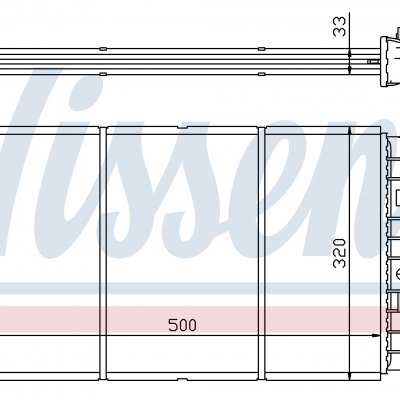 
Радиатор охлаждения для FORD ESCORT VII (FA) (95-) 1.4 EFi