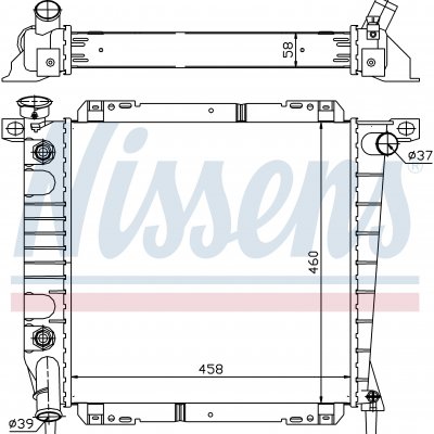 
Радиатор охлаждения для FORD EXPLORER (EX) (91-) 4.0 i