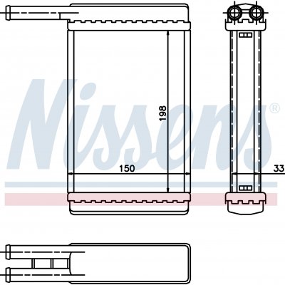 
Радиатор отопителя для FORD FIESTA COURIER (CX) (89-) 1.3