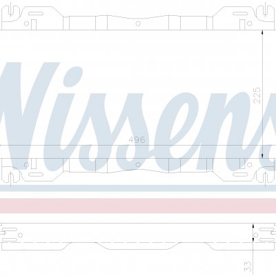 
Радиатор охлаждения для FORD FIESTA II (AX) (83-) 1.0