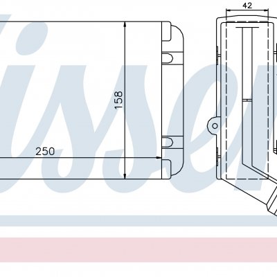 
Радиатор отопителя для FORD GALAXY I (VX) (95-) 2.0 i