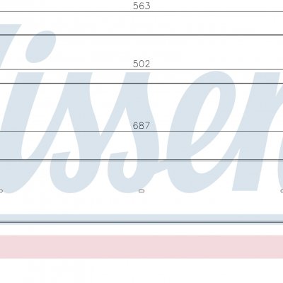 
Радиатор интеркуллера для FORD GALAXY I (VX) (95-) 1.9 TDi