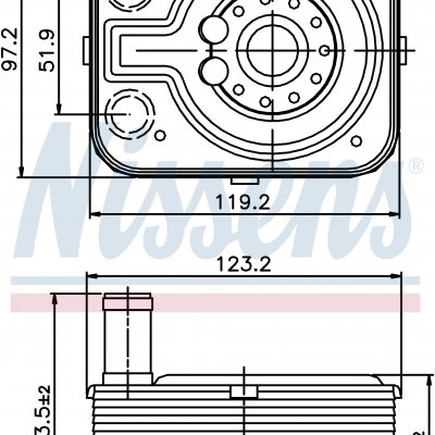 
Масляный радиатор для FORD GALAXY II (VY) (00-) 1.9 TDi