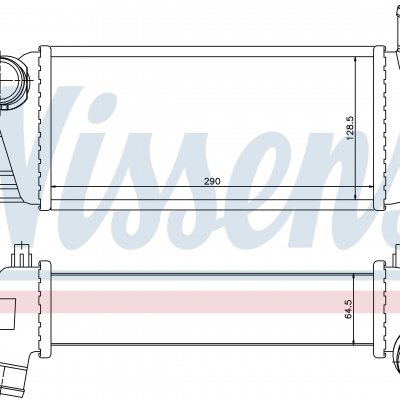 
Радиатор интеркуллера для FORD KA (CCU) (08-) 1.3 TDCi