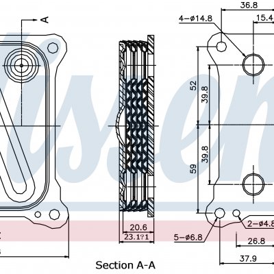 
Масляный радиатор для FORD KA (CCU) (08-) 1.3 TDCi