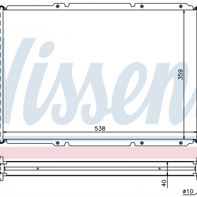 
Радиатор охлаждения для FORD TRANSIT (EY) (94-) 2.5 TDi