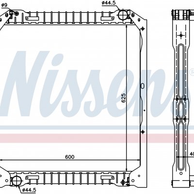 
Радиатор охлаждения для IVECO EUROCARGO E27  (91-) 150