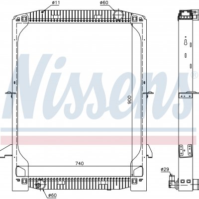 
Радиатор охлаждения для IVECO EUROTECH (92-) E.42