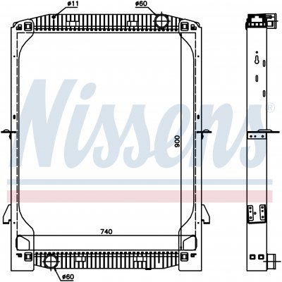 
Радиатор охлаждения для IVECO EUROSTAR (93-) E.39