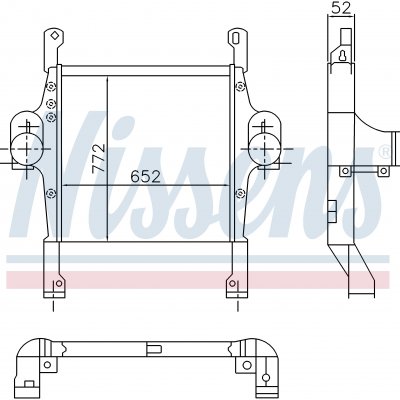
Радиатор интеркуллера для IVECO STRALIS (02-) 440S46