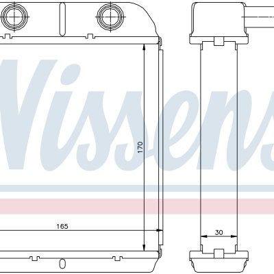 
Радиатор отопителя для KIA CARNIVAL I (KV-II) (99-) 2.5 i V6
