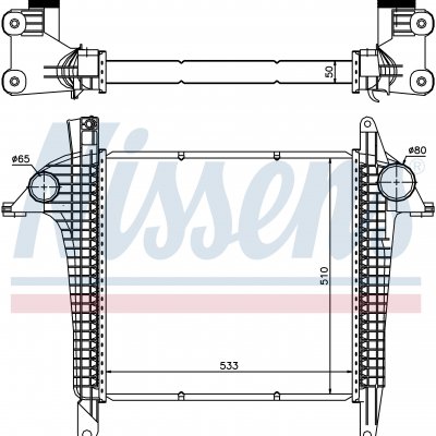 
Радиатор интеркуллера для MAN TG-L (05-) 