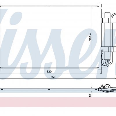 
Радиатор кондиционера для MAZDA 5 (CW) (10-) 2.0 i 16V
