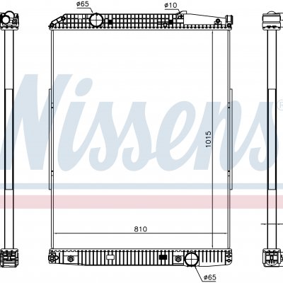 
Радиатор охлаждения для MERCEDES ACTROS MP2/MP3 (02-) 