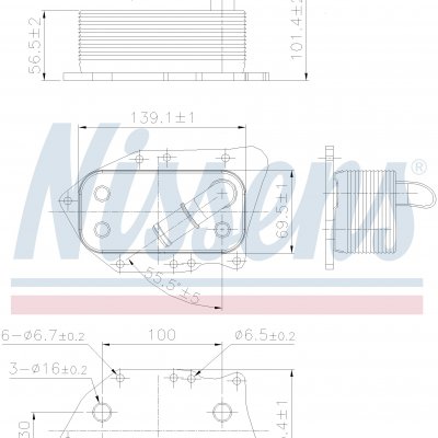 
Масляный радиатор для OPEL MERIVA B (10-) 1.7 CDTi