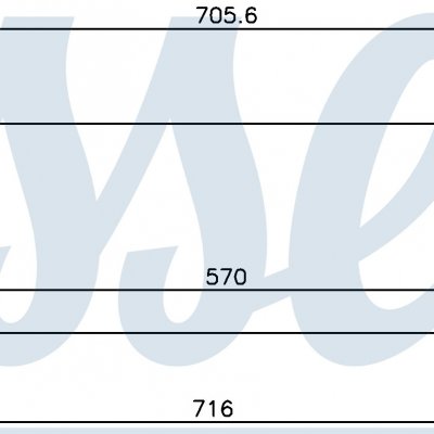 
Радиатор интеркуллера для OPEL MOKKA (13-) 1.4 i 16V TURBO
