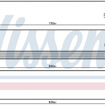 
Радиатор интеркуллера для OPEL MOVANO B (10-) 2.3 CDTI