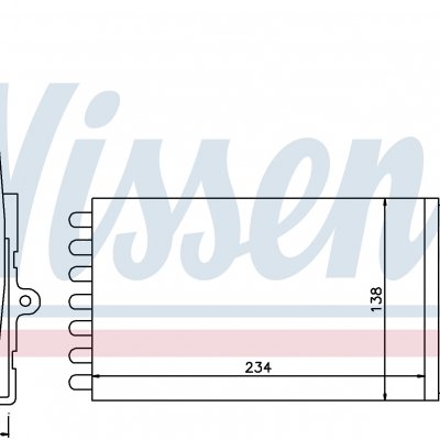 
Радиатор отопителя для PEUGEOT 106 (1) (96-) 1.1 i