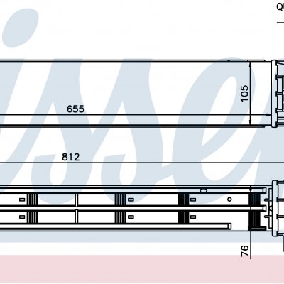 
Радиатор интеркуллера для RENAULT DUSTER (10-) 1.5 dCi
