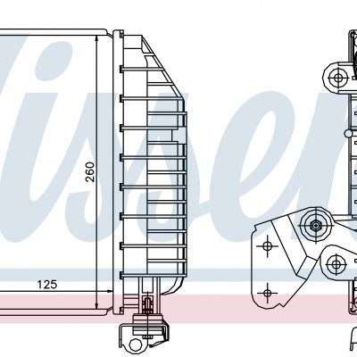 
Радиатор интеркуллера для TOYOTA COROLLA (E12#, E13#) (01-) 2.0 D4D