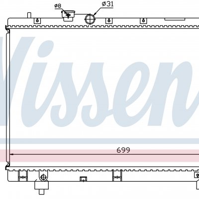 
Радиатор охлаждения для TOYOTA IPSUM  (CXM10, SXM10) (96-) 2.0 i 16V