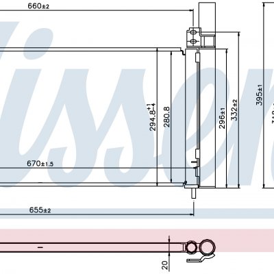 
Радиатор кондиционера для TOYOTA PRIUS (ZVW35, ZVW40) (12-) 1.8 HYBRID