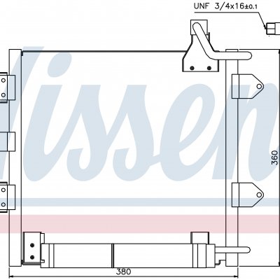 
Радиатор кондиционера для VOLKSWAGEN POLO III (6N2) (99-) 1.4 TDi