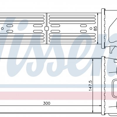 
Радиатор интеркуллера для CITROEN BERLINGO  (M) (96-) 1.6 HDI