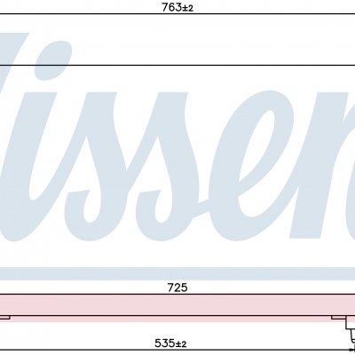 
Радиатор интеркуллера для CITROEN C5 (RC, RE) (04-) 2.2 HDi