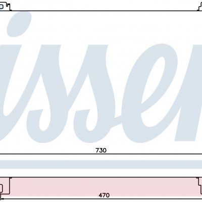 
Радиатор кондиционера для NISSAN INTERSTAR (X70) (02-) 1.9 dCi