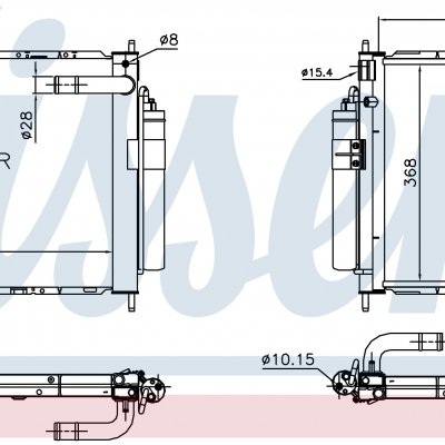 
Радиатор охлаждения для NISSAN MICRA - MARCH (K12) (02-) 1.6 16V