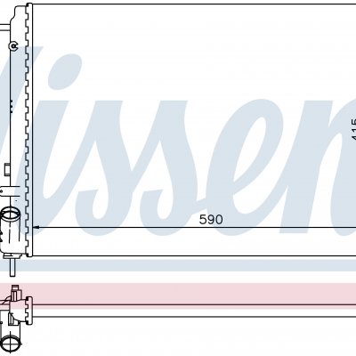 
Радиатор охлаждения для NISSAN NP 200 (08-) 1.5 dCi