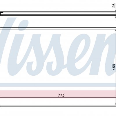 
Радиатор охлаждения для NISSAN NV 400 (M20) (10-) 2.3 CDTI