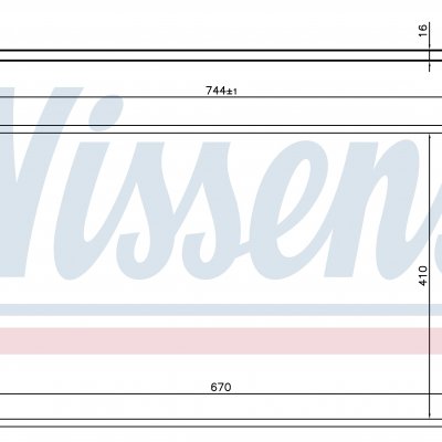
Радиатор охлаждения для NISSAN TEANA J32R (09-) 2.5 i